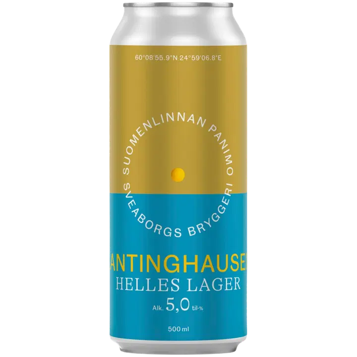 Suomenlinnan Panimo Lantinghausen Helles 5% 50cl tölkki