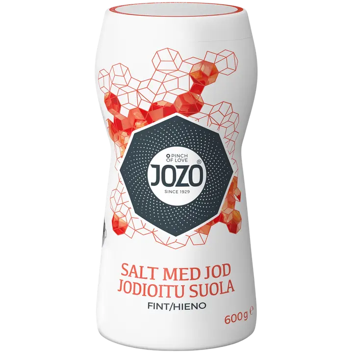 JOZO jodioitu suola 600g sirotin