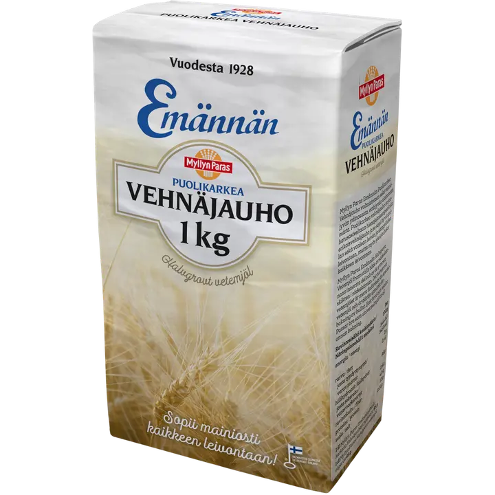 Myllyn Paras Emännän Puolikarkea vehnäjauho 1 kg
