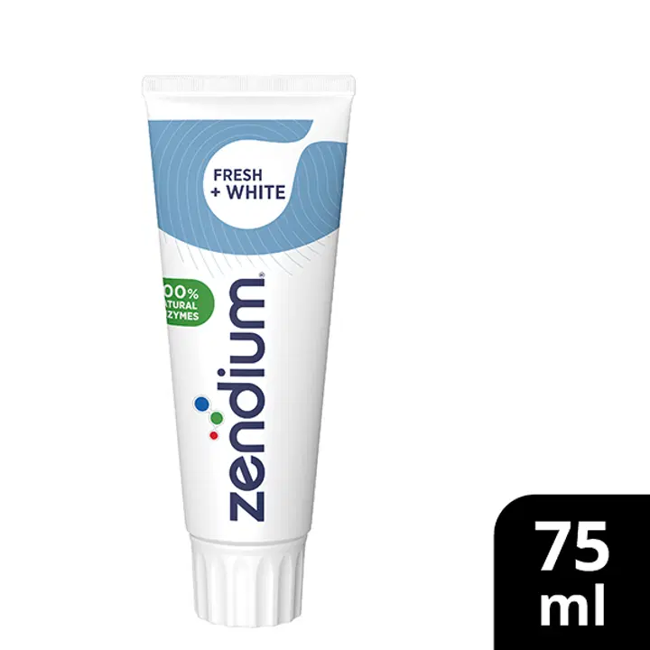 Zendium Fresh + White Hammastahna raikas hengitys 75 ml