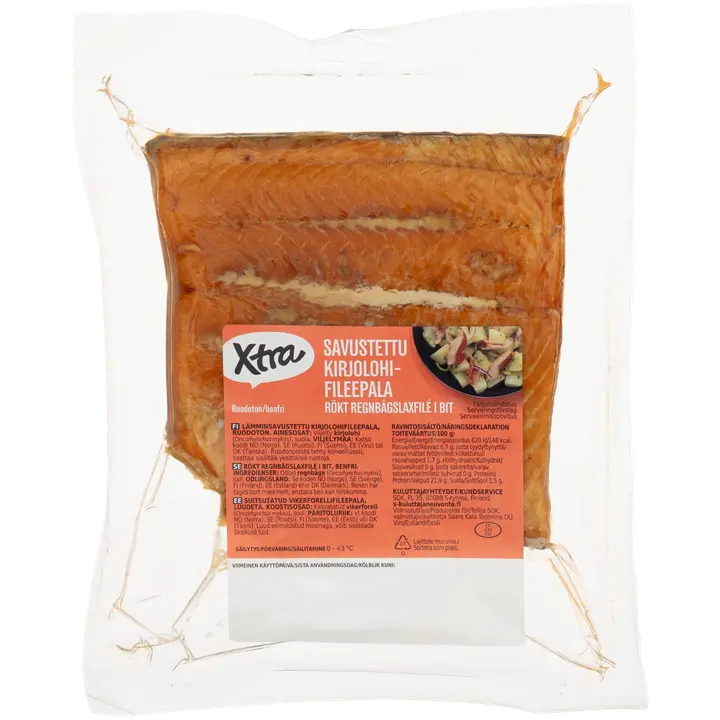 Xtra savustettu kirjolohifileepala n. 300 g