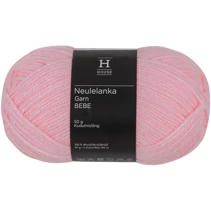 Lõng Bebe 50g heleroosa