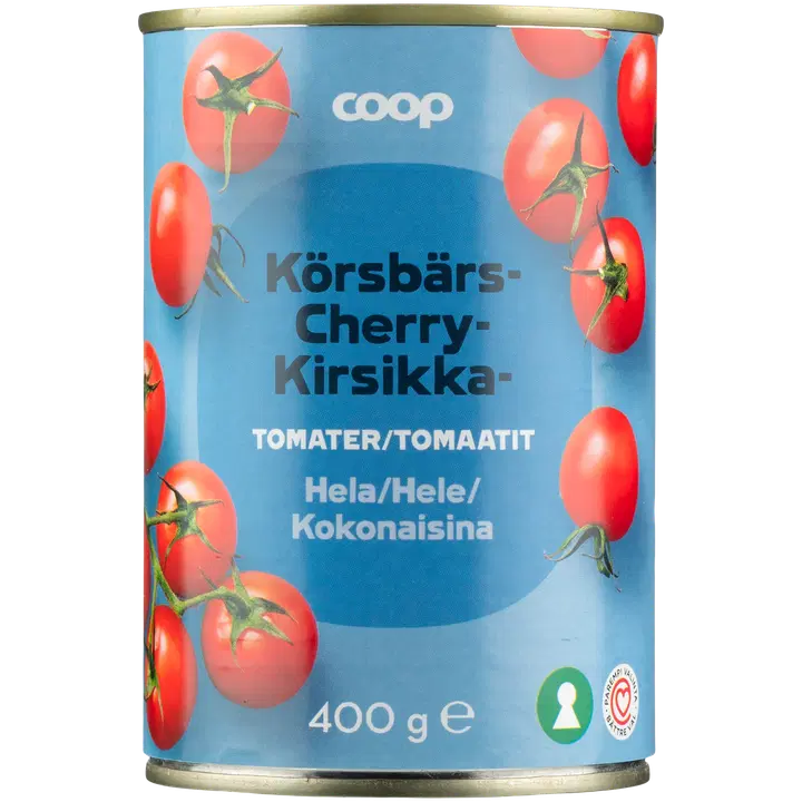 Coop kokonaiset kirsikkatomaatit 400 g