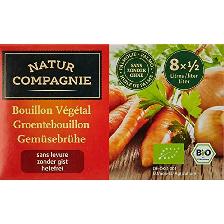 Natur Compagnie juurviljapuljongi kuubikud vähe soolased 88 g