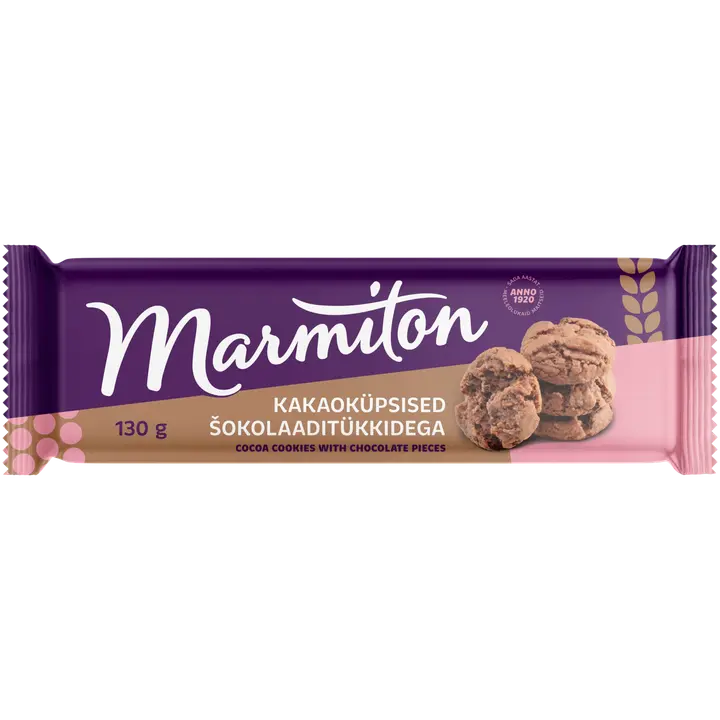 Marmiton kakaoküpsised šokolaaditükkidega 130g