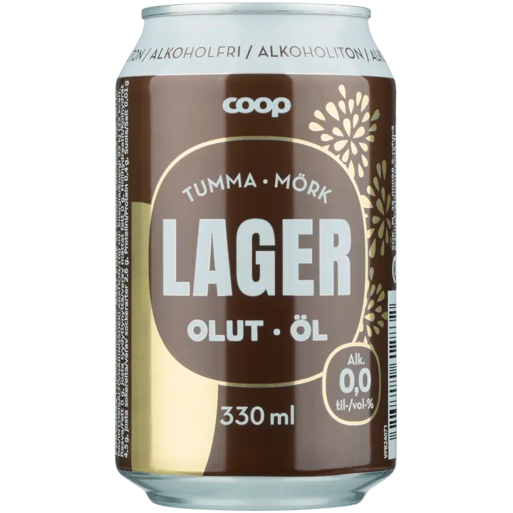 Coop alkoholiton tumma lager 0,0% 0,33l tlk