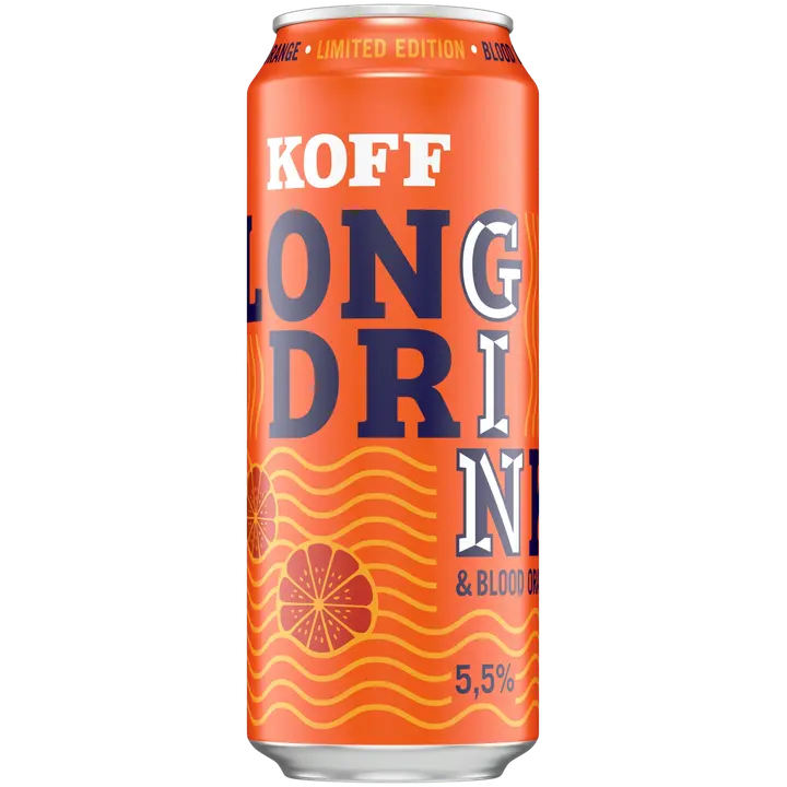 Koff Long Drink Blood Orange long drink 5,5 % tölkki 0,5 L