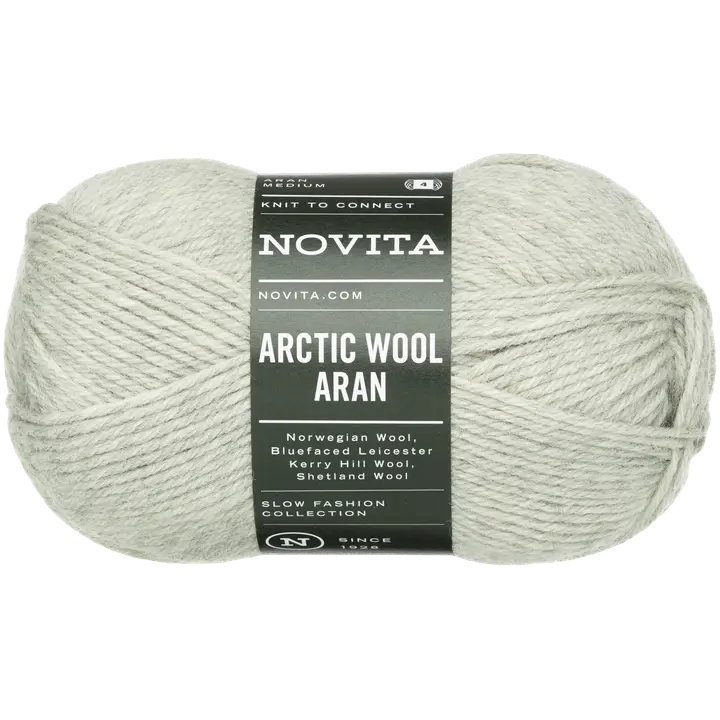 Novita lanka Arctic Wool Aran 100 g tuulenvire 443