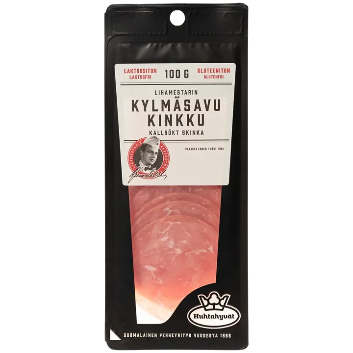 Huhtahyvät Lihamestarin Kylmäsavukinkku 100 g