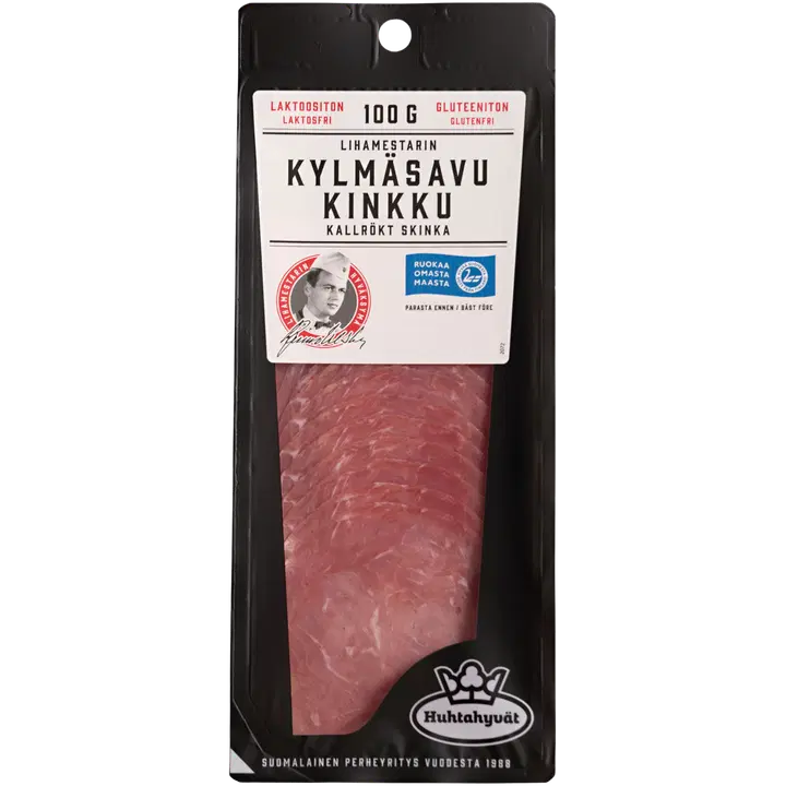 Huhtahyvät Lihamestarin Kylmäsavukinkku 100 g