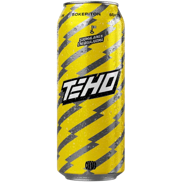TEHO Sokeriton energiajuoma 0,5 l tlk