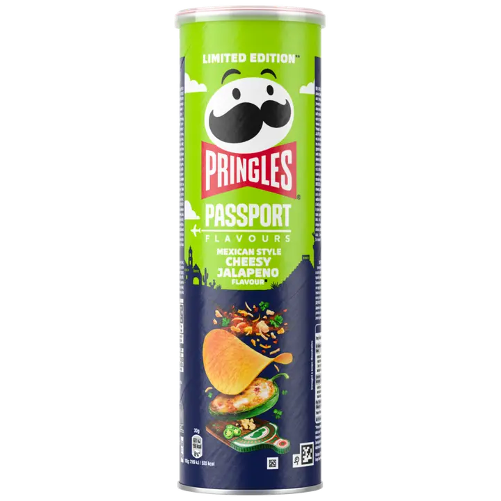 Pringles kartulikrõpsud Mexican Style Cheesy Jalapeno 165g