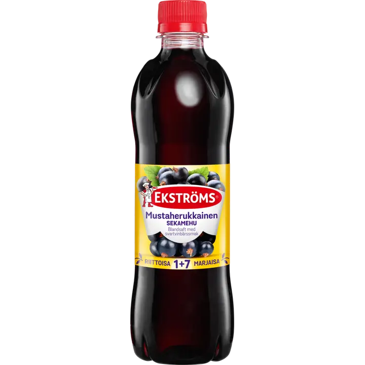 Ekströms mustaherukkainen sekamehutiiviste 0,5l