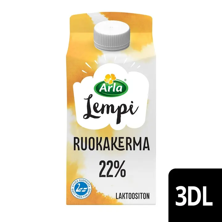 Arla Lempi Ruokakerma 3 dl 22% laktoositon