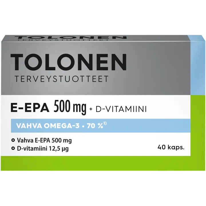 Tolonen E-EPA kalaöljykapseli 500mg 40kaps