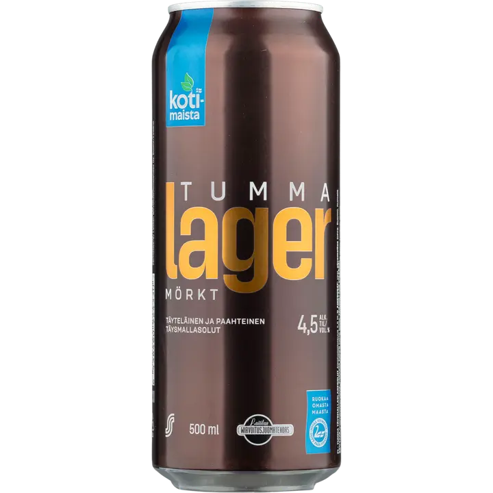 Kotimaista Tumma Lager 4,5% 0,5L olut