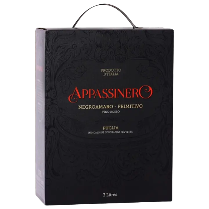 Appassinero Negroamaro Primitivo KGT vein 13%vol 3L