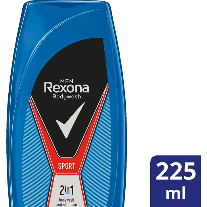 Rexona Men Sport Suihkusaippua 2-in-1-koostumus 225 ml