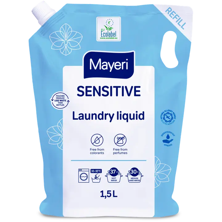 Mayeri Sensitive pesugeeli täitepakk 1,5l