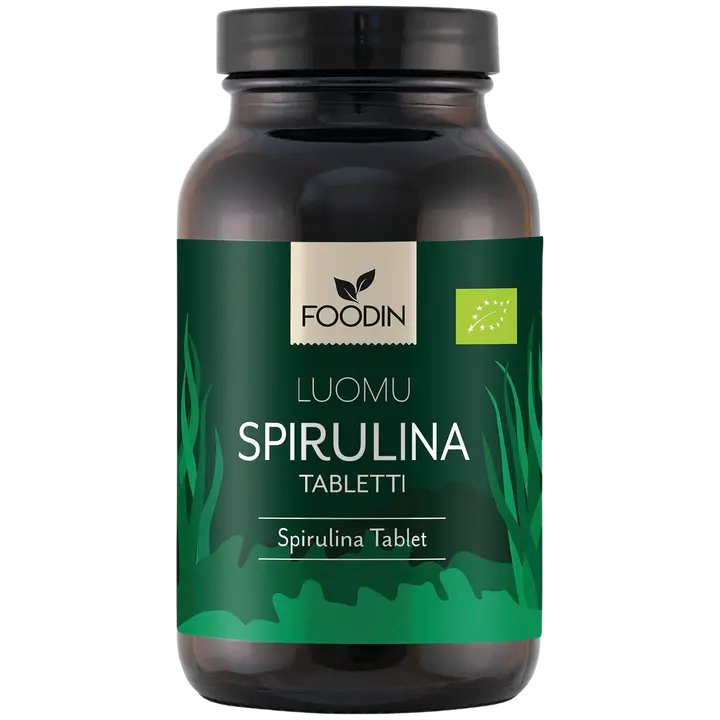Foodin Spirulina-tabletit luomu 110g