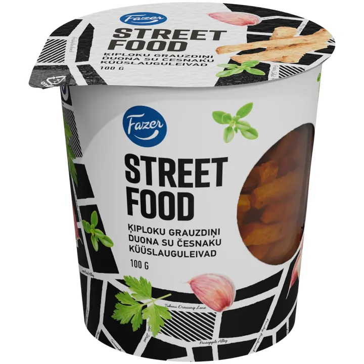 Fazer Street Food Küüslauguleivad 100g