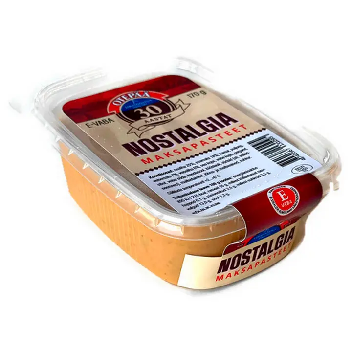 Otepää Lihatoostus Nostalgia Maksapasteet E-Vaba 170G