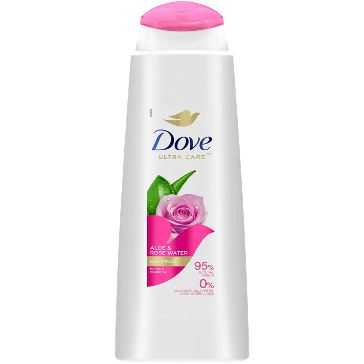 Dove Aloe & Rose Water Shampoo 400 ML