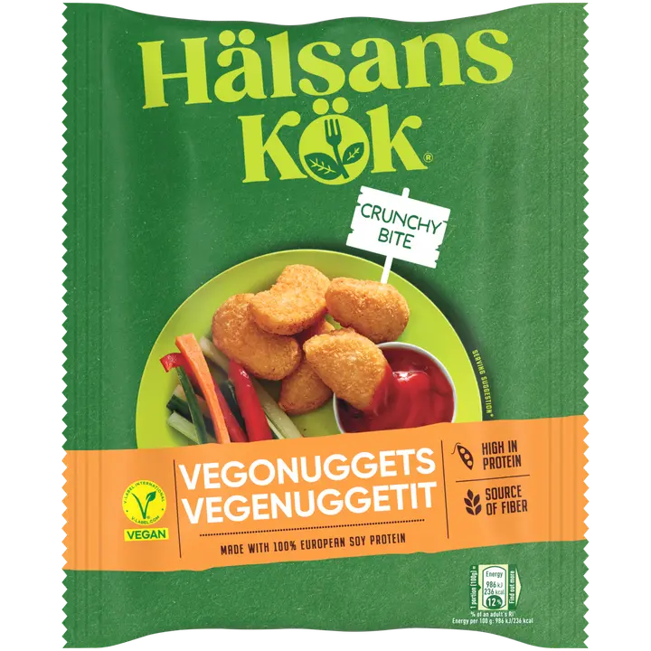 Hälsans Kök vegenuggetit 440g