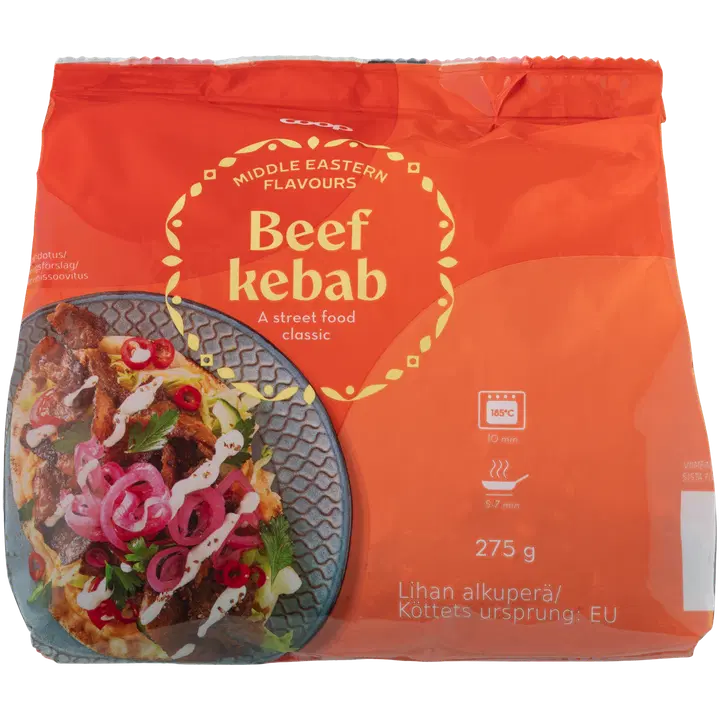 Coop naudanlihakebab 275 g