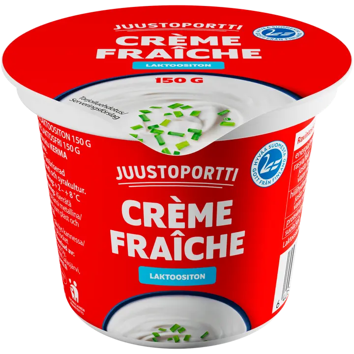 Juustoportti Crème Fraîche 150 g laktoositon