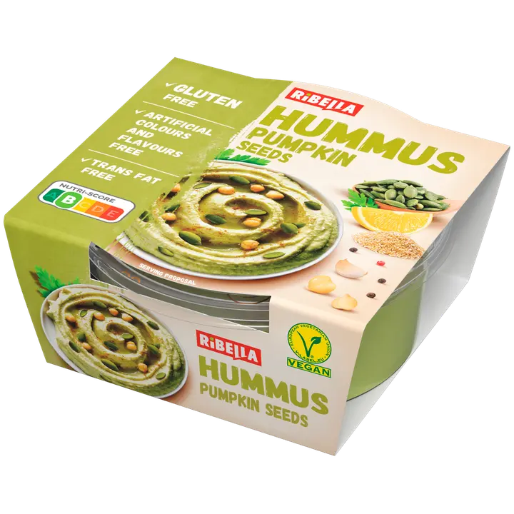 Ribella Kikerhernehummus kõrvitsaseemnetega 200g