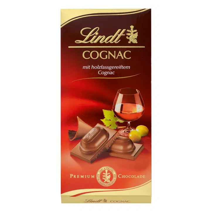 Lindt Konjakki täytetty maitosuklaalevy 100g