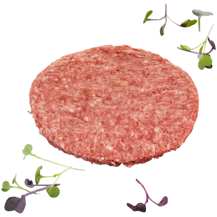 Well Beef 72X100g raakapakastettu jauhettu naudan täyslihahampurilaispihvi