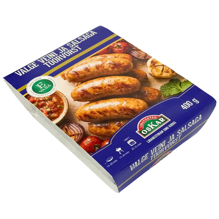 Oskar Valge veini ja salsaga toorvorst 400g