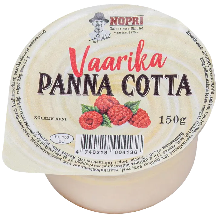 Nopri Panna Cotta Vaarika 150g