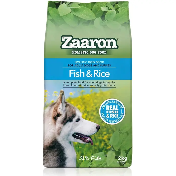 Zaaron holistic 2,0 kg kala-riisi koiran ruoka