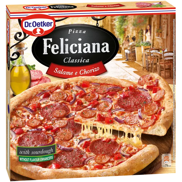 Dr.Oetker Feliciana Juuretisega Pitsa Salaami Ja Chorizo 320 G