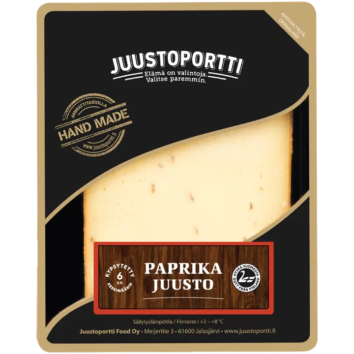 Juustoportti Paprikajuusto 175 g laktoositon
