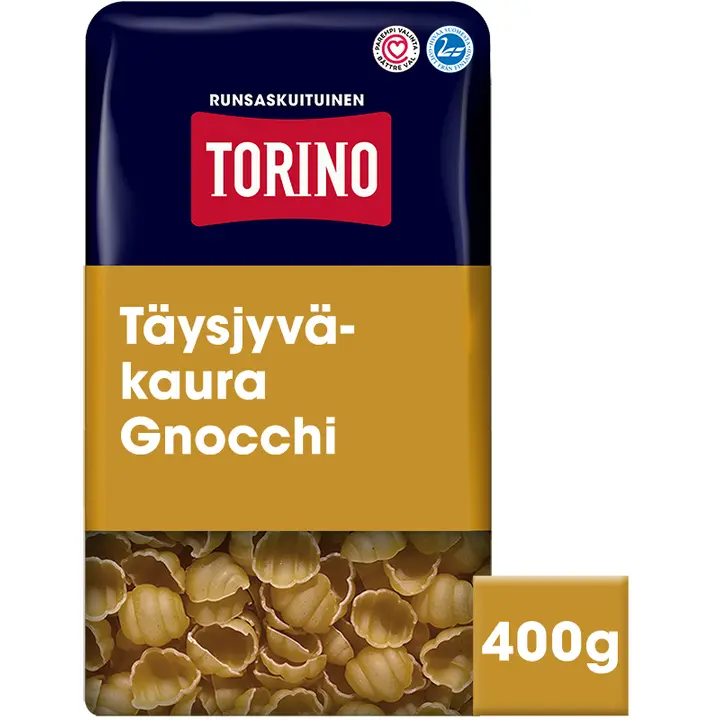 Torino 400g täysjyväkaura gnocchi pasta