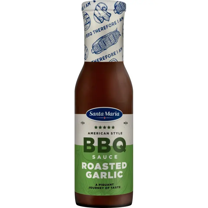 Santa Maria 335G BBQ Sauce Roasted Garlic BBQ-kastike