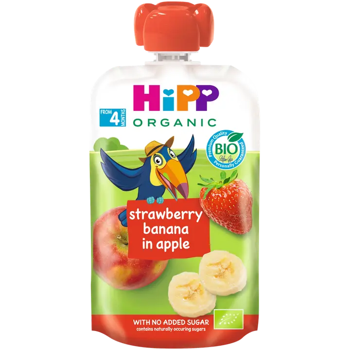 Hipp õunapüree maasika-banaani öko 4k