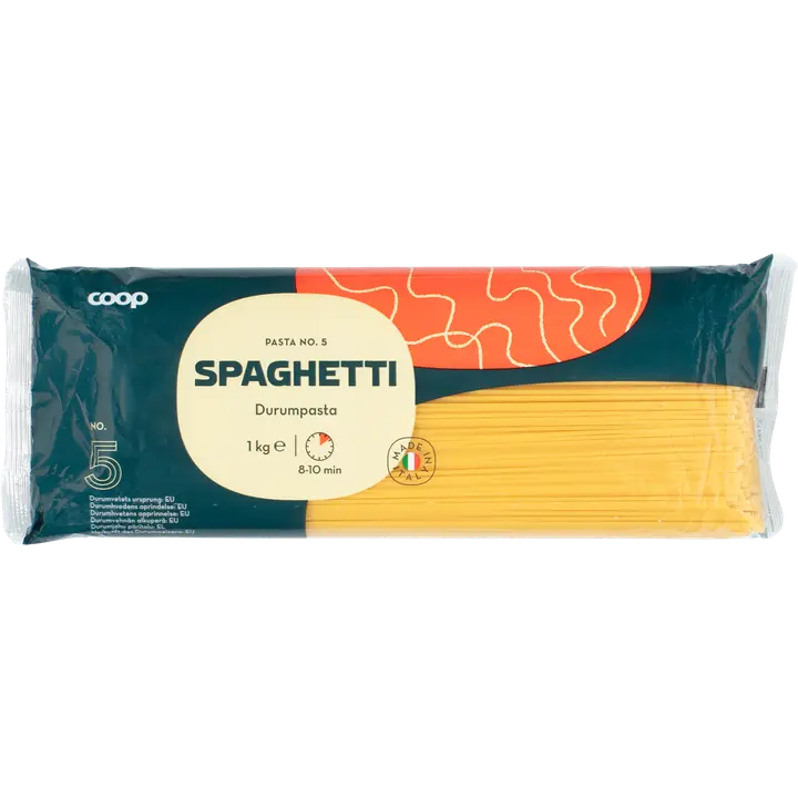 Coop Spaghetti pasta 1 kg