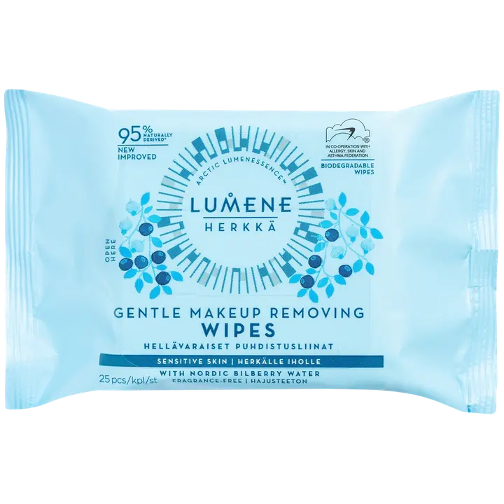Lumene meigieemaldussalvrätikud Sensitive 25tk