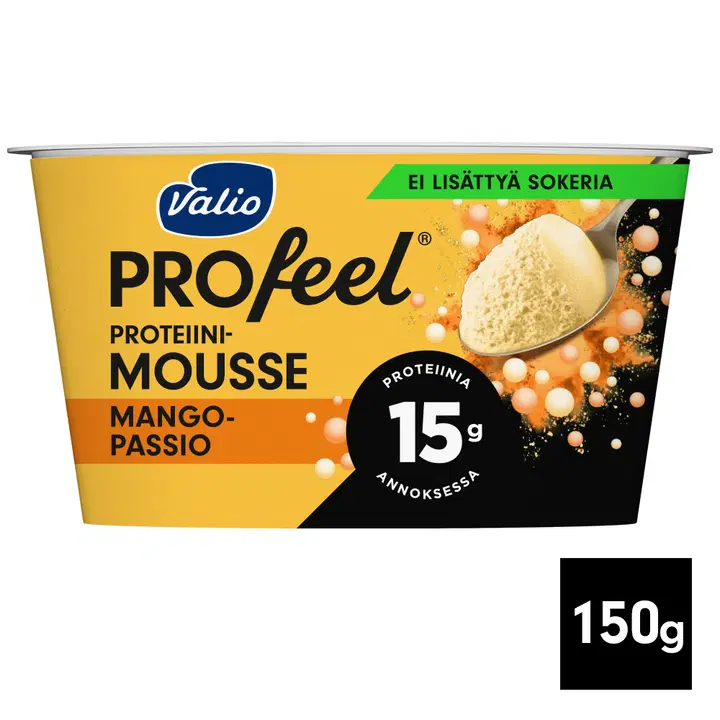 Valio PROfeel® proteiinimousse 150 g mango-passio laktoositon