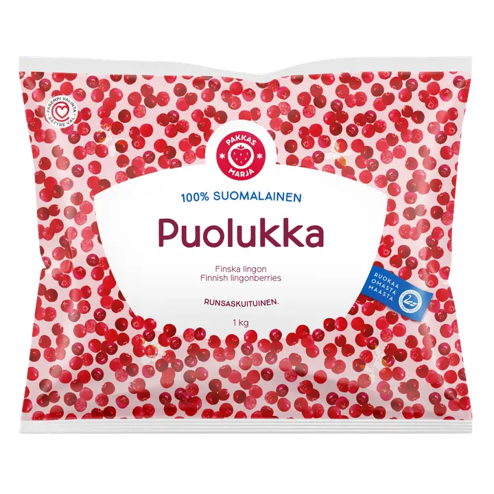 Pakkasmarja suomalainen puolukka 1kg