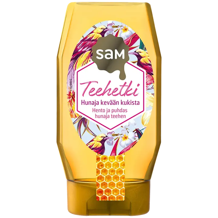 Hunajainen SAM Teehetki Hunaja 350g Kevään kukista