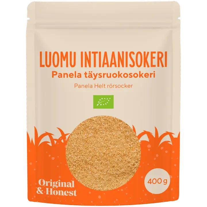 Organic Health Original & Honest Luomu Intiaanisokeri (panelasokeri) 400g