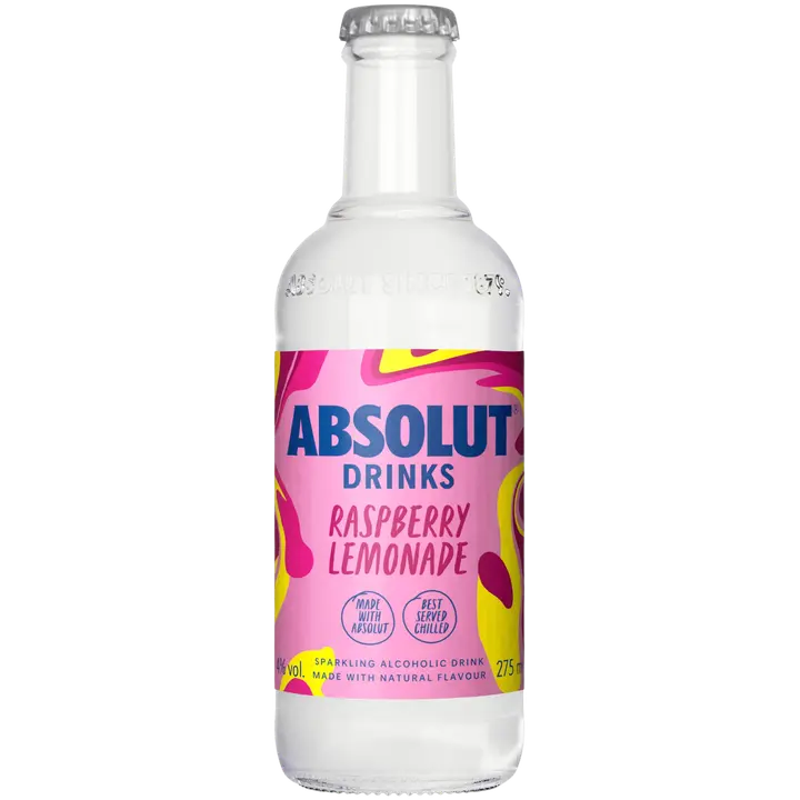 Absolut Drinks Raspberry Lemonade muu alkohoolne jook 275ml
