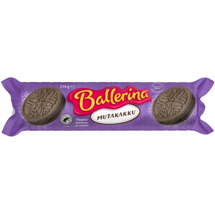 Kantolan Ballerina mutakakku täytekeksi 210g