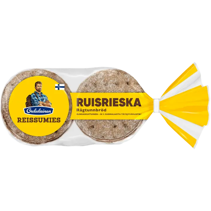 Oululainen Reissumies Ruisrieska 6kpl 270g